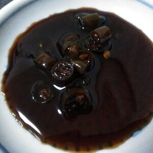 青唐辛子の酢醤油